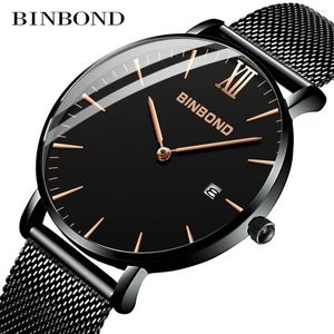 Wristwatches Men Watch Men's Business Luxury Stainless Steel Mesh For Military Sports Relogio Masculino Reloj Hombre Drop Sh