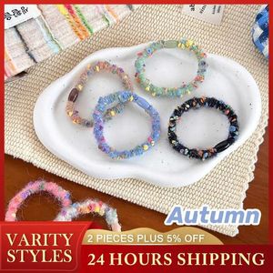 Hair Accessories Pleasure Candy Color Tie Soft Girls Lovely Cute Headband With Plush Decoration And Comfortable