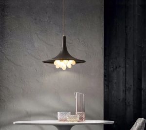 Nordic Loft Style Nowoczesny wisiorek Lekkie żelazne szklane winogrona modelowanie wisząca lampa wystrój domu oświetlenie wewnętrzne ll ll