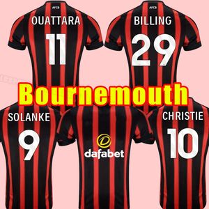 23 24 Anthony AFCB Camisas de futebol Billing Lowe 2023 2024 Maillots Marcondes Christie Brooks Moore Solanke CAMISAS DE FUTEBOL EM CASA camiseta de futbol top Tailândia