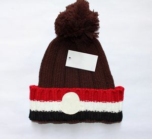 Nowy luksusowy projektant dla kobiet mężczyzn Brimless Beanie Kapelusz drukowany klasyczny list modny MultiColour Autumn and Winter Y-1