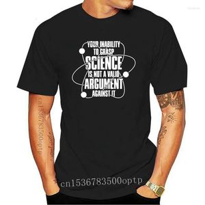 Camisetas masculinas Biologia científica Química Física Citações de fatos camiseta camise