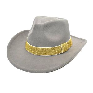 Boinas de gola vintage Hapter Men and Women Whadadyes Fedora Hats for Design With Brim Western Bands Leather