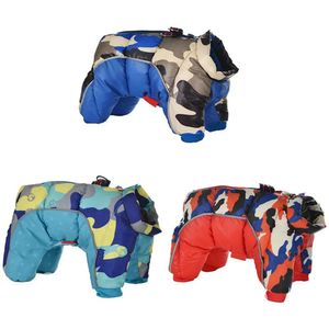 犬のアパレル冬のペット服スーパーウォームジャケット太い綿コート防水小型犬ペット衣類フレンチブルドッグ子犬231122