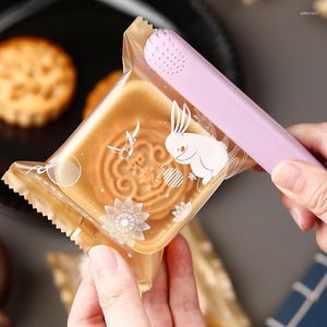 Hediye Sargısı 100pieces DIY Mooncake Ambalaj Çantası Yeşil Fasulye Kek Pounch Sargı Şeker Çantaları Plastik E7CB