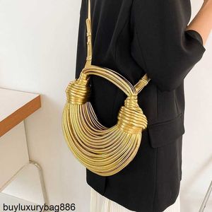 Noodle Pull Handbags BottegavVeneta Woven Totes Bags Authentic Leather Fashion Bags 2023 Bun Tying Niche Design Fashion Handbag Hand Woven Noodle Bag Womens Sh HBBP