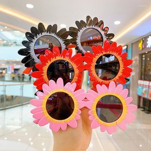 Favor de festa 8pcs Flores de flores Glasses de sol Meninas adoráveis ​​para suprimentos de aniversário favores de piscina de praia