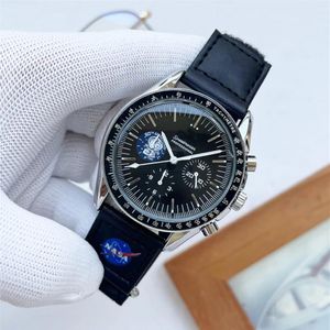 2023 NUOVO 6 pin s mark Funzionale Speedmaster Planet Orologio al quarzo Campione in ceramica di alta qualità Venus Mercury nn5273T