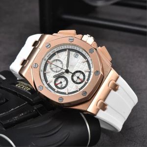 Män kvinnor A P tittar klassiker Royaloak Hexagon Wrist Watches Top Quality Quartz Modern Watche Fashion Märke Sports armbandsur Kronograf Montre de Luxe H57475