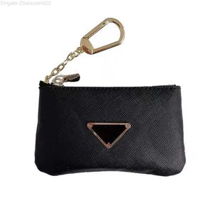 Unisex Womens Men Designer Keychain Key Bag Fashion Läderväska Keyrings Brand Coin Pouch Mini Walls Credit Card Holde 4Awi