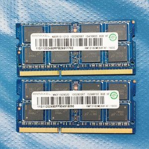 Memoria per laptop da 8 GB 1600 MHz 2RX8 PC3L-12800S-11 SODIMM Memoria per notebook 1,35 v