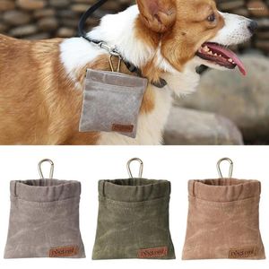 Bolsa de lanche para treinamento de cães, bolsa portátil para viagem ao ar livre, resistente a óleo, dispensador de alimentos, acessórios duráveis