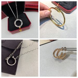 Novo visual da moda colar top brincos mais vendidos pulseira Wistic Cuff pulseira clássica para mulheres homens fecho banhado a ouro pulseira joias para presente de aniversário de Natal