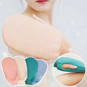 Körperreinigungs-Peeling-Handschuhe, Peeling-Handschuhe, Badetuch, Schaum-Körpermassage