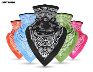 Sport Cycling Bandana Scarf Triangle Face Mask Cashew Face Shield Camping Hunting Antiuv Neck Gaiter Men Women Tube Cover Men8825364