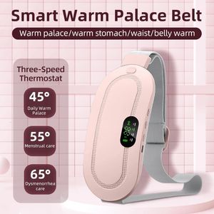 Portable Slim Equipment Menstrual Heating Pad Abdominal Massager Smart Warm Belt Waist Vibration Massage Device for Cramps Period Pain Relief 231122