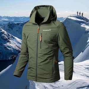 Mens Ceketleri Norrona Su Geçirmez Askeri Kapşonlu Ceket Rüzgar Dergisi Dış Mekan Kampı Spor Elastik Ceket İnce Palto