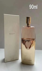 Mais recente design de luxo colônia feminino perfume masculino 100ml culpado ouro preto garrafa versão mais alta fragrância spray estilo clássico longo l2823664