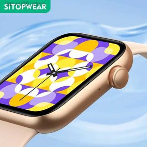 Wristwatches SitopWear Smart Watch 2.01 inch Large Display 100 Workout Modes Smartwatch Heart Rate Blood Oxygen Monitoring for Men WomenQ231123