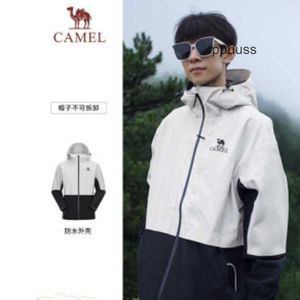 Designer Camel Arcterys Jaquetas Vestuário Casacos À Prova de Vento e À Prova D 'Água Ao Ar Livre Casaco de Carga Singlelayer Womens Hard Shell À Prova de Chuva Casaco de Viagem de Carga Única A13C