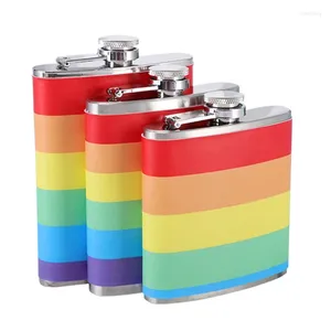 Hip Flasks Stainless Steel Material Ladies Color Small Outdoor Portable Wine Bottles For Camping