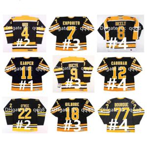 Vintage bruins ccm gh hokey formaları mutlu gilmore bobby orr willie o'ree Terry O'Reilly Andy Moog Raymond Bourque Jonathan Phil Esposito Cam Nadir