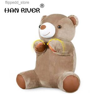 Massera nackkudde HanRiver Little Bear Neck Massager Neck Lumbal Back Multi-Funktion Elektrisk hushållsmassage Massagekudde Q231123