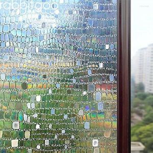 Naklejki okienne 200 cm zabarwiony film dekoracyjny statyczny samoprzylepny poplamiony przylewy prywatność szklana naklejka do łazienki