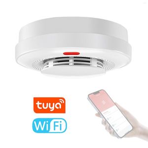 Детектор дыма Tuya Wi -Fi Защита приложения для смартфона смартфона Смартфон