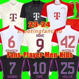 5A+ Fußballtrikot MUSIALA DE LIGTS 23 24 Spielerversion Kinder-Kits SANE HERNANDEZ BAYERNS MÜNCHEN GNABRY GORETZKA MULLER DAVIES KIMMICH Fußball-T-Shirt Herren-Kinder-Kit