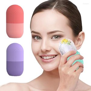 Bottiglie di stoccaggio beauty face massager rullo facciale ghiaccio comprimente cubo cuta