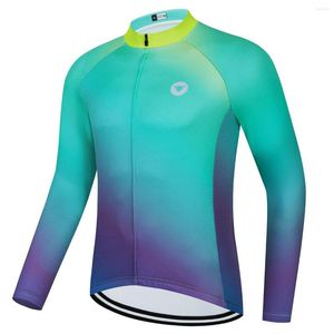 Racing Jackets Cycling Jersey Men UV Protect Pro 2023 Est 5 Color Men's Jerseys Summer Breathable Cool Clothing