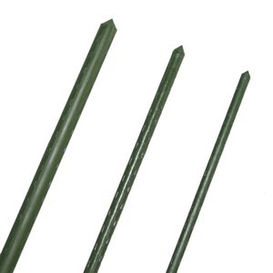 Andra trädgårdsverktyg Trellis Flower Support Agriculture Greenhouse Ing Pillar Plastic Coated Steel Pipe Climbing Plant Support 12 PCS 230422