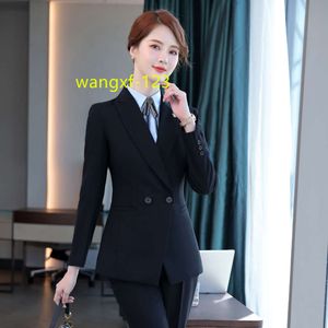 Black Classic New Fashion Women Business Suits For Women Slim Formal Ladies Office Kirt Suit Lady Suit Office