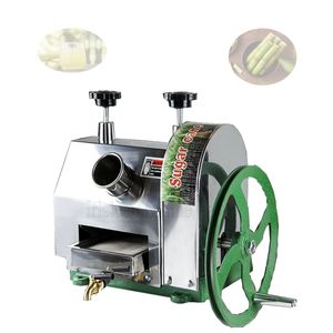 Edelstahl-Zuckerrohrmaschine, manuelle Zuckerrohr-Entsafter, 100 % Zuckerrohr-Saftmaschine, Handkurbel