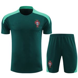 2024 2025 neu Portugal JOAO FELIX Männer und Kinder Kurzarm-Fußball-Trainingsanzüge Trainingsanzug NEVES BRUNO RONALDO FERNANDES 24 25 Portugal Sportbekleidungssets