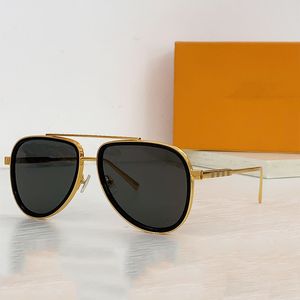 Herren- und Damen-Perlen-Runde Designer-Sonnenbrille, Metall-Oval-Luxus-Farbverlauf Lunettes de Soleil Z2036E mit Schriftzug auf den Bügeln, lässige Urlaubs-Outdoor-Brille
