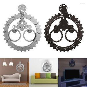 Wall Clocks 1Pcs 3D Retro Rustic Decorative Luxury Art Big Gear Vintage Clock For Use With Gift Home Decoration Office Adornment