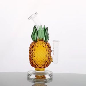 1 unidade/cachimbo de vidro com design de abacaxi colorido/cachimbo de água soprado à mão/cachimbo de fumo extravagante