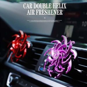 Car Air Freshener Portable Hållbar dubbel Helix Vent Clip Aromatic Diffuser -tillbehör för PR -försäljning