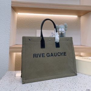 Totes clássico lady mulher bolsa rive gauche ylbag para compras bolsa deigner saco puro ladie canva ombro feminino grande puro