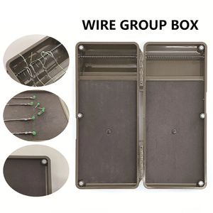 Fishing Accessories Plastic Carp Fishing Box Large Capacity Swivels Hooks Carp Fishing Organizer Box Lightweight Collision Resistant for Fished Gear 231123