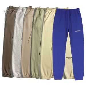 Mens Essentialsweatpants Mens Calças Designer Track Bundle Pé Calças ESS Calças Mulheres Pant 2023SS Reflexivo Jogger Sweatpants Cor Sólida Casual Corredores