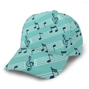 Top Caps çeşit müzik notları beyzbol şapkası moda erkekler şapka yaz baba spor