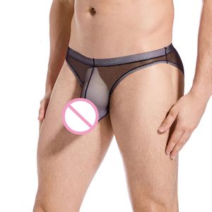 Men S Sexy Trunk Sheer Briefs Porn Elephant Nose Long Bag Transparent Panties Sgh Mesh Erotic Lingerie