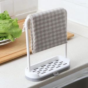 Kitchen Storage Rack Towel Sponge Drain S Rag Dishcloth Sink Desktop Organizer Hanging Bathroom Soap Holder Dish 1pc