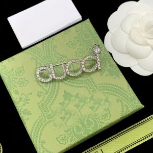 G designer brooch for women mens diamond pin brooches designer 18K gold plated never fade broche