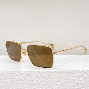 Women designer sunglasses GG0439 UV resistant Rectangle full frame vintage glasses for mens business casual sunglasses size 55-15-145