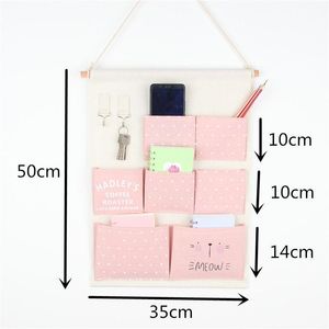 Storage Bags 2023 Multi-Pocket Bag High Quality Home Decor Wall Hanging Door Pocket Simple Sundries Organizer