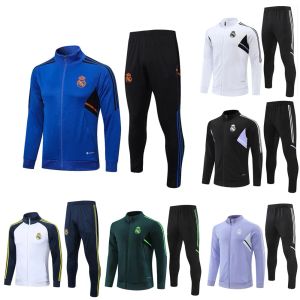 Real Madrids Half Zipper Long Pull Tracksuits Jacket Football Tracksuit Suit Suit Soccer Chandal Futbol Hazard Asensio Isco Chandal Lurvlement